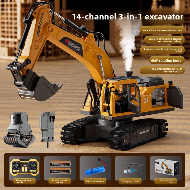 Home Automation Tutorial - 14CH 3-in-1 RC Alloy Excavator Remote