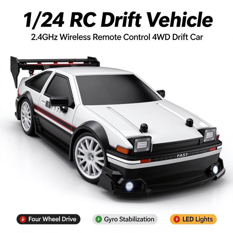 1/24 4WD RC Drift Car 2.4GHz W - Home Automation Tutorial recension och pris